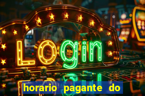 horario pagante do coelho fortune